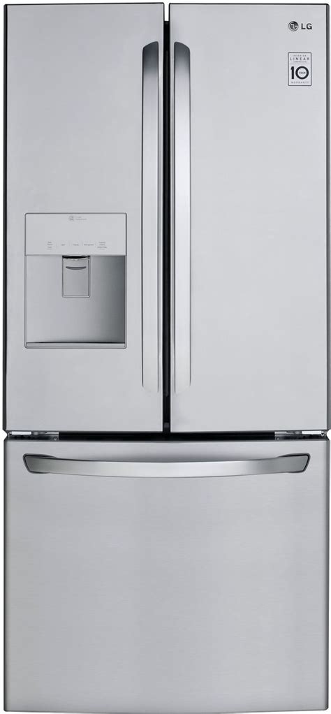 lg 21 cu ft cabinet depth french door stainless steel|lg 21 inch refrigerator costco.